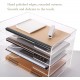 Clear Acrylic Desk Organizers and File Holder, Office Paper Organizer,  (4 Tier)
