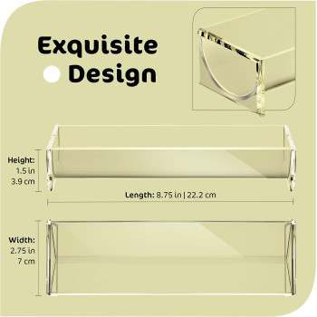 Cracker Tray for Serving, Set of 2 Rectangular Cracker Holder for Serving Trays, Food Display Cracker Serving Tray Stand for Home, Party & Charcuterie Board Platter, Acrylic riser