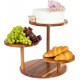 Wooden Tower Stand with 3 Tier, Cupcake Display Stand Dessert and Pastry Holder for Birthday Baby Shower