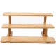 Wooden Display Riser Organizer with 3 Tier perfect for Bathroom & Kitchen
