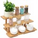 Wooden Display Riser Organizer with 3 Tier perfect for Bathroom & Kitchen