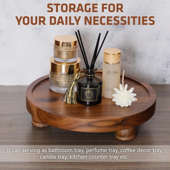 Round Wooden Stand Riser Display for Events, Weddings & Parties