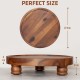 Round Wooden Stand Riser Display for Events, Weddings & Parties