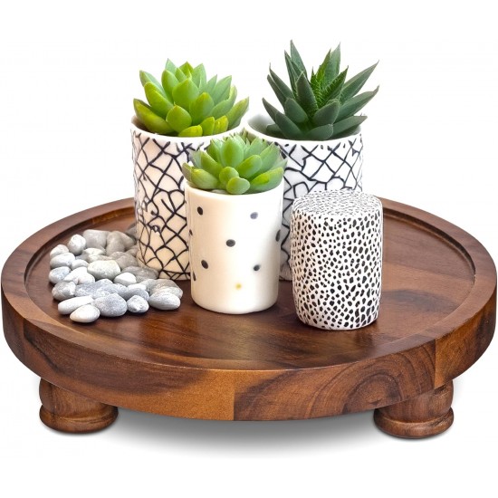 Round Wooden Stand Riser Display for Events, Weddings & Parties